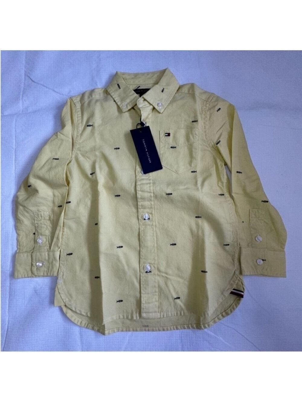 Tommy Hilfiger Yellow Button-Up Shirt